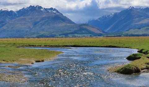 Tasman glacial stream photo by participant Eileen Wheeler