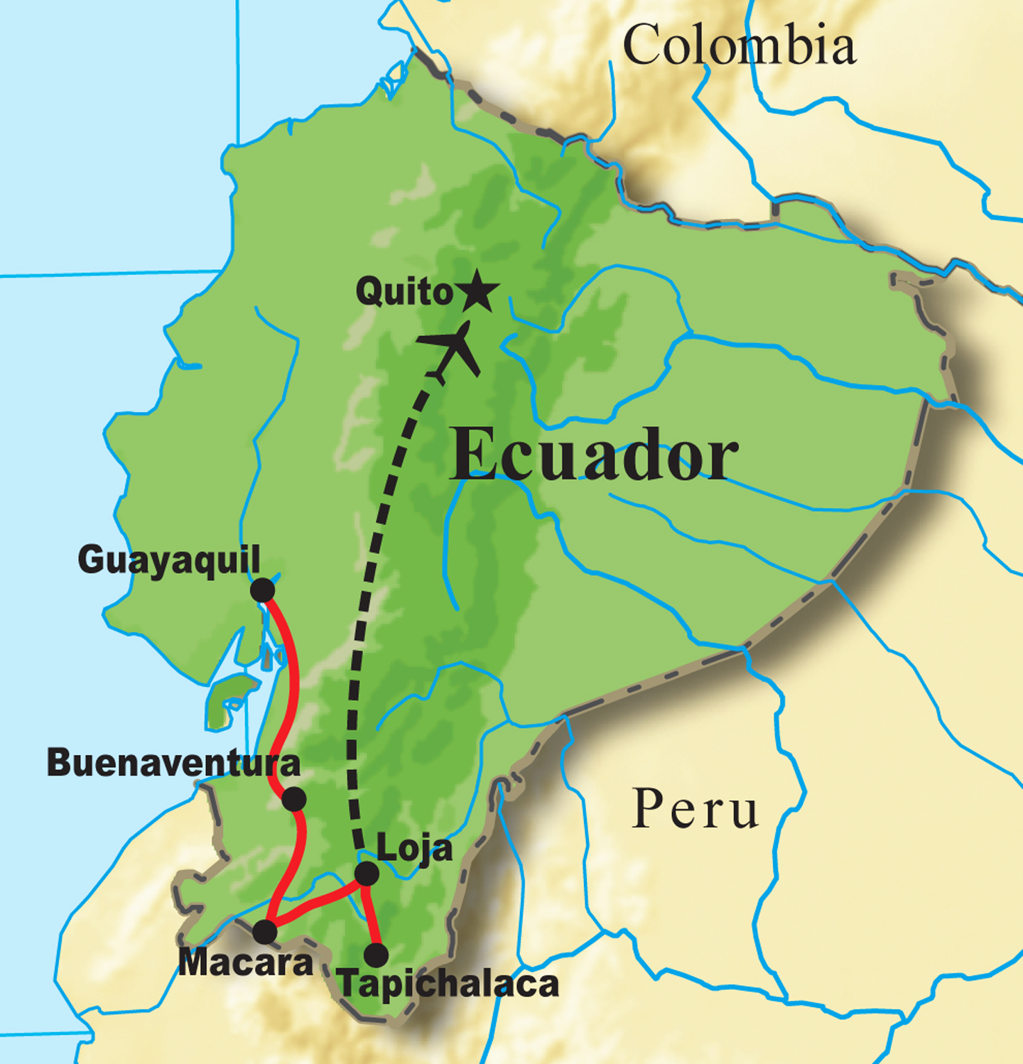 ecuador tour plan